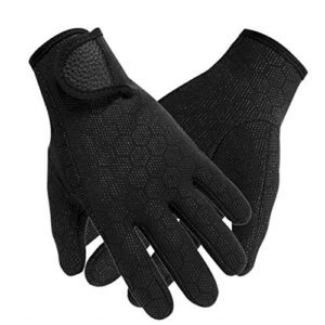 Tauchhandschuhe aus Neopren für Wassersportler - 1,5mm Dicke - Wasserfest und Anti-Rutsch - Ideal für Surfen, Tauchen, Schnorcheln und Kajakfahren