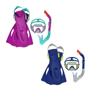 Bestway Schnorchel-Set für Kinder ab 7 Jahren, mit Kopfband und Schnorchel Clip