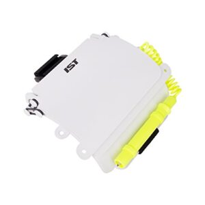IST 3 Layer Multi-Slide Wrist Writing Slate mit neongelbem Design, ideal für kreatives Schreiben unterwegs, zeigt die Schreibfläche und den befestigten Bleistift.
