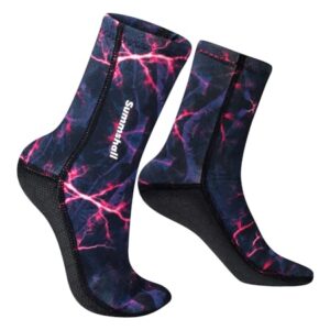 Hochwertige Neoprensocken für den Wassersport, 3MM Neopren Socken für Damen und Herren, Thermo Schwimmsocken für Wasseraktivitäten wie Surfen, Tauchen und Schnorcheln