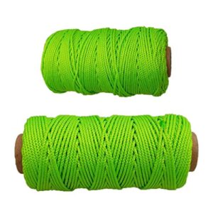 Tauchleine mit 2 Rollen und 2mm Durchmesser für Tauchen, Schnorcheln und Unterwasserabenteuer