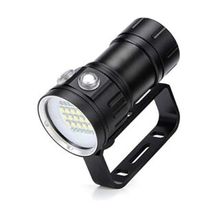 18000 Lumen wasserdichte Tauchlampe für Unterwasserabenteuer mit 7 Modi und langlebigem Design