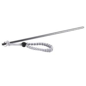 Aluminium Tauchen Pointer Stick in Grau mit verstellbarem Handgelenk Lanyard für Tauchabenteuer und Unterwassermessungen