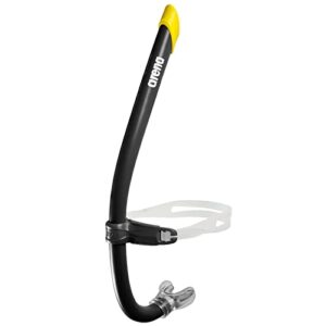 ARENA Swim Schnorchel Pro III für Erwachsene, Unisex, ideal für Schwimmtraining im Meer und Pool, mit zwei Mundstücken und Atemreglern.