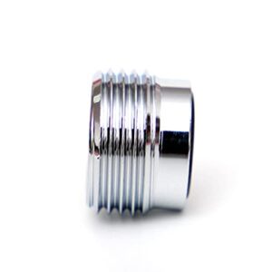Cliettilw Din to Yoke Insert Tank Valve Adapter für Skuba Tauchen, Metalladapter mit verchromter Oberfläche und Gewinden für sichere Verbindung