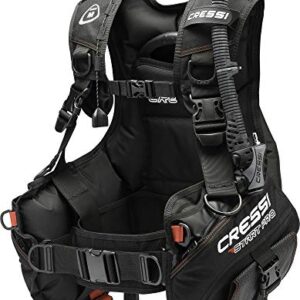 Cressi B.C.'D Start Pro Jacket zum Tauchen, robustes und effektives Design in Schwarz für Unisex-Nutzung
