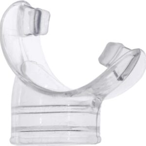 CRESSI Clear Original Mundstück für Schnorchel Gamma und Sigma, transparentes Design, ideal für komfortables Schnorcheln.