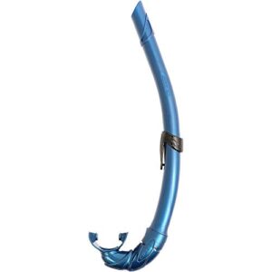 Cressi Corsica Schnorchel in Blau metallic für Schnorcheln und Unterwasserabenteuer, anatomisch geformtes Mundstück und hohe Flexibilität.