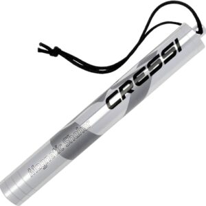 Cressi Unisex-Adult Magnetic Shaker, akustisches Warngerät für Taucher in Silber, Einheitsgröße, bietet Sicherheit und einfache Handhabung unter Wasser.