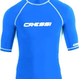 Cressi Rash Guard Man - Schützendes Kurzarmshirt für Herren mit UV/UPF 50+ Sonnenschutz, ideal für Wassersport und Aktivitäten