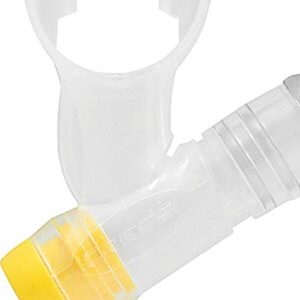 Cressi Top Snorkel für Kinder und Jugendliche in Einheitsgröße mit Wasserablassventil und Splash Guard für sicheres Schnorcheln.