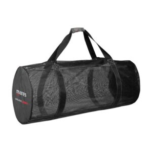 Schwarze CRUISE MESH Bag aus Netzmaterial für optimalen Transport und Belüftung von Sport- und Tauchausrüstung
