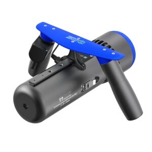 Edge K5 Unterwasser-Scooter in Blau, 50 m wasserdicht mit 60 Minuten Laufzeit, ideal für Schnorcheln, Sporttauchen und Poolnutzung.