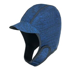 Erato Tauchkopfhaube aus 2mm Neopren in Blau, ideal für Wassersportarten wie Schnorcheln, Tauchen, Kajakfahren und Surfen, unisex Design mit optimalem Kälteschutz und Tragekomfort.