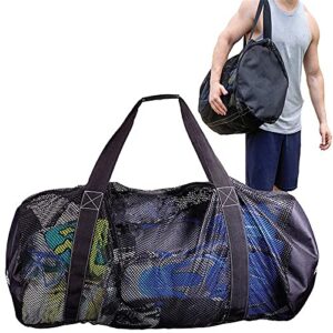 FIYSON Tauchtasche aus atmungsaktivem Material, ideal für Tauchen und Schnorcheln, zeigt die Tasche in sportlichem Design mit zwei stabilen Griffen und großzügigem Platzangebot für Tauchausrüstung.