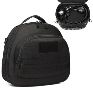 Schwarze Atemreglertasche für Tauchausrüstung mit gepolsterter Schutzunterstützung und Schultergurt, ideal für Tauchreisen und Schnorcheln.