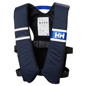 Helly Hansen Unisex Comfort Compact 50N Schwimmweste in Evening Blue für Erwachsene und Jugendliche mit ergonomischem Design und 50 Newton Auftrieb, ideal für Wassersport und Freizeitaktivitäten.