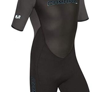 Camaro Flex Skin Herren Neopren Shorty in Größe 62 (5XL) für Wassersport, aus 100% Super Stretch Neopren, mit glatthaut-neopren Oberfläche für Wärme und Bewegungsfreiheit.