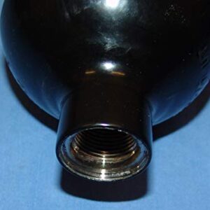 HTD Stahlflasche Tauchflasche schwarz, 3 Liter, 230 bar, mit M25x2 Gewinde, robust und langlebig