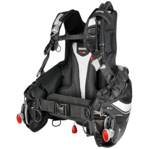 Mares BCD Prestige SLS WH Tauchgurt in Weiß für Erwachsene mit integriertem Gewichtssystem, ideal für Taucher.