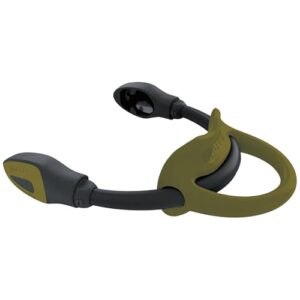 Paar Mares Bungee-Gurte in Olivgrün, geeignet als Ersatzteil für Tauchflossen mit offener Ferse, bietet optimale Passform und Komfort.