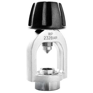 Mares Din/Yoke Adapter Bügeladapter für Taucher in Grau, geeignet für verschiedene Atemluftsysteme.