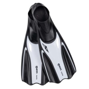 Mares Flossen Manta Flipper in Weiß, Größe 38, ideal für Wassersportler und Taucher, mit optimaler Kraftübertragung und komfortablem Design.