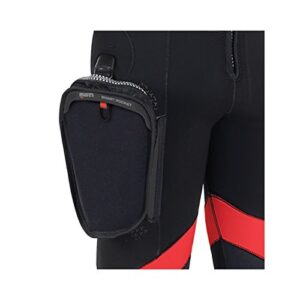 Mares Smart Pocket Tauchtasche in Schwarz mit Reißverschluss und seitlicher Aufbewahrungstasche für Tauchausrüstung, ideal für Sporttaucher.
