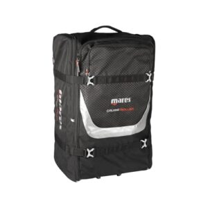 Mares Cruise Backpack Roller in Schwarz - robuster Rucksack für Reisen und Sport mit einem minimalistischen Design und praktischen Funktionen.