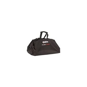 Mares Cruise Carpet Tauchrucksack in Schwarz für Erwachsene, ideal für Tauchen und Freizeit, robust und praktisch mit Tragegriffen und Reißverschluss.