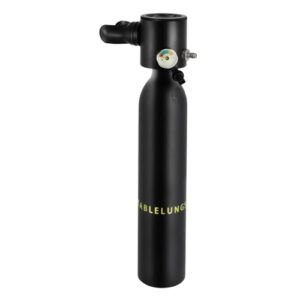 Mini Tauchflasche 0.5L mit 3000psi Druck, tragbare Sauerstoffflasche für sicheres Tauchen und Outdoor-Aktivitäten.