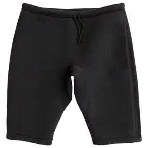 Schwarze Neopren-Shorts für Herren aus 3 mm dickem Material, ideal für Sommer, Strand, Schwimmen und Wassersport.