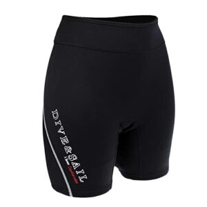 Neopren Tauchen Shorts in Grau für Herren und Damen, ideal für Wassersportaktivitäten wie Surfen und Schnorcheln mit UV-Schutz und bequemer Passform.