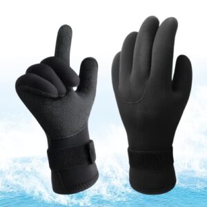 Hochwertige Neoprenhandschuhe für Wassersport, ideal zum Tauchen, Surfen und Angeln, mit stoßdämpfenden Eigenschaften und verstellbaren Handschlaufen
