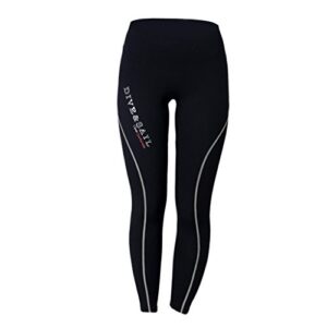Unisex Neoprenhose 1.5mm für Wassersport in Grau - Lange Taucherhose für Männer, XL