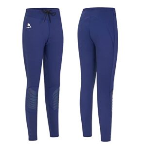 Neoprenhose für Herren und Damen in Damenblau, 2 mm dick, hohe Taille, ideal für Wassersportarten wie Tauchen und Surfen.