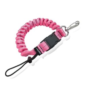 nitescuba Spiralkabel Spring Coil in Pink für Tauchen und Outdoor-Aktivitäten, robustes Anti-Lost Lanyard mit Schnellverschluss