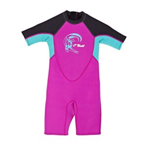 O'Neill Kinder Toddler Bevægelse Spring Neoprenanzug in Berry, Ltaqua und Graph für Wassersport, ideal für kleine Abenteurer mit hervorragender Bewegungsfreiheit.