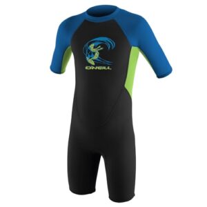 O'Neill Neoprenanzug für Kleinkinder in Graphite/Dayglo/Ocean Design, ideal für Wassersportaktivitäten.