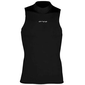 ORCA Heatseeker Weste für Herren in Schwarz, ideal für Wassersport und Outdoor-Aktivitäten, aus hochwertigem Neopren für Kälte- und Windschutz.