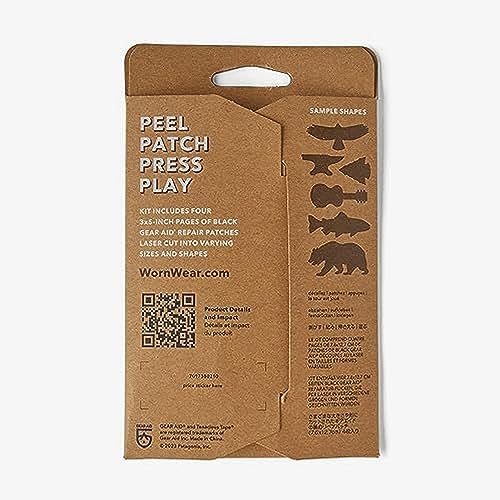 Patagonia Unisex Worn Wear Patch Kit für die Reparatur von Neoprenanzügen - Schwarz, nachhaltig und vielseitig einsetzbar.