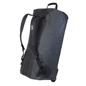 SCUBAPRO 120 Liter Dry Bag Trolley mit Rollen in modernem Design, ideal für Outdoor-Aktivitäten und Reisen, wasserabweisend und strapazierfähig.