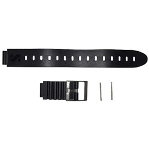 Scubapro Armriemenset Aladin Square in schwarz, ideal für Taucher als Zubehör für den Galileo G2 Tauchcomputer, zeigt klare und funktionale Gestaltung.