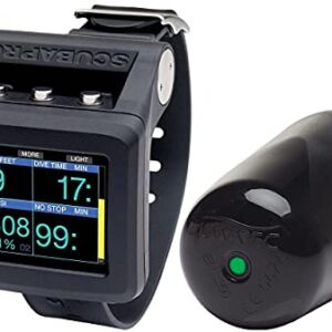 Scubapro G2 Tauchercomputer mit Sender, vollfarbiges Display, Zubehör und Tauchdatenanzeige