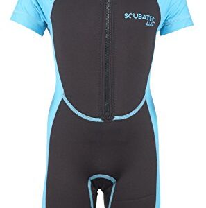 Scubatec Neopren-Lycra Kindershorty in Blau für Kinder im Alter von 140-146 cm, ideal für Wassersport und Strandaktivitäten.