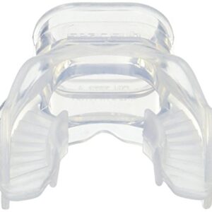 Seac Ersatz-Mundstück Atemregler und Octopus in transparentem Design, ideal für Tauchen und Schnorcheln, bietet höchsten Komfort und Atmungsaktivität.