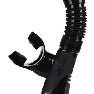 Seac Fast Tech Dry Trockenschnorchel für Erwachsene mit Dry Top-System und ergonomischem Silikonmundstück, ideal für unbeschwertes Schnorcheln.