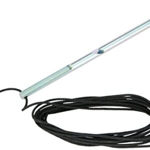 Seac Sting Rubber Harpune in elegantem schwarzen Aluminium-Finish, 75 cm lang, geeignet für Tauchen und Schnorcheln.