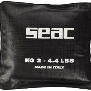 Seac Sub Softblei 1kg für Flaschentaucher und Unterwasserangler mit optimaler Gewichtsverteilung und strapazierfähigem Material.
