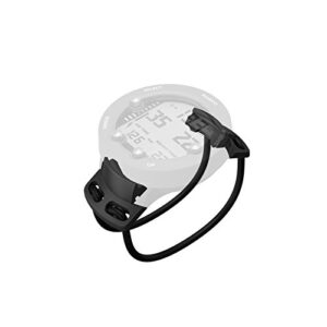 SUUNTO Bungee Adapter Set für Taucher, geeignet für Zoop Novo und Vyper Novo, in eleganten Schwarz mit flexiblem Gummiband und stabilen Halterungen